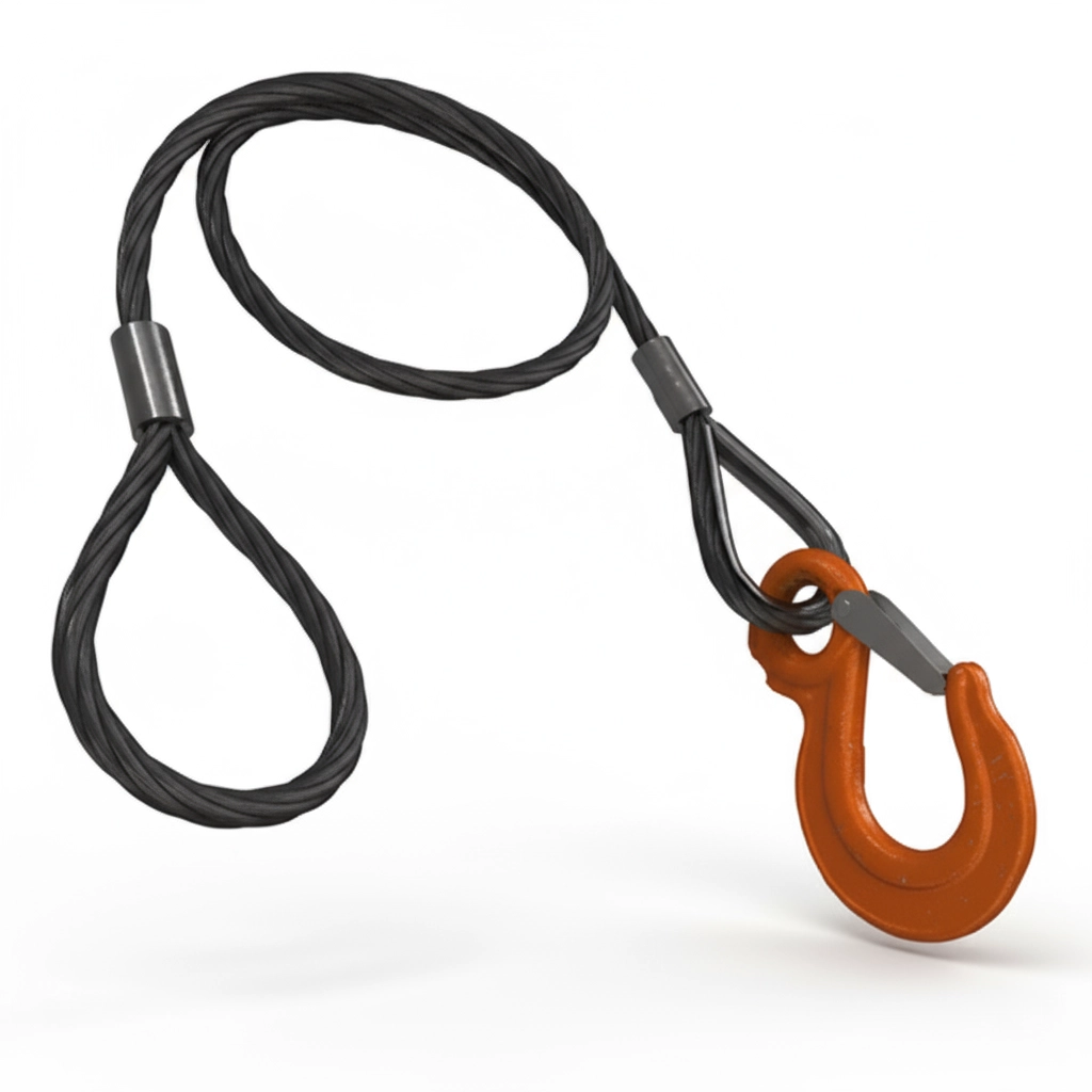 Строп канатный одноветвевой 1СК-1т 4.5м (опрессовка)