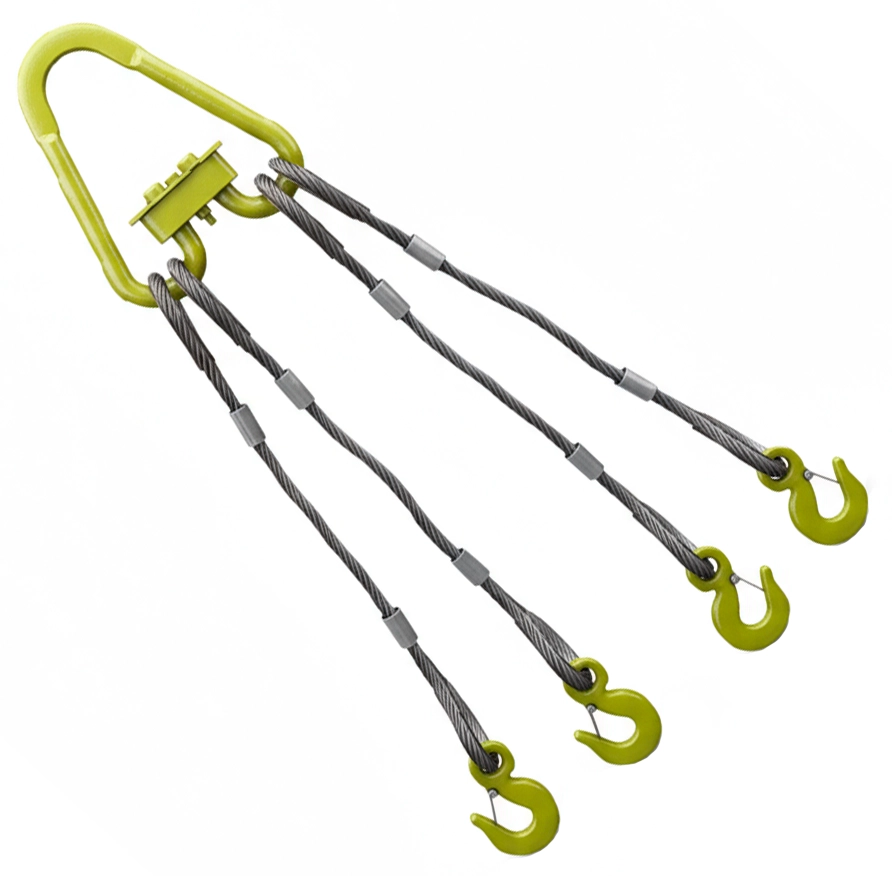 Строп канатный четырехветвевой 4СК-1.6т 2м (опрессовка)