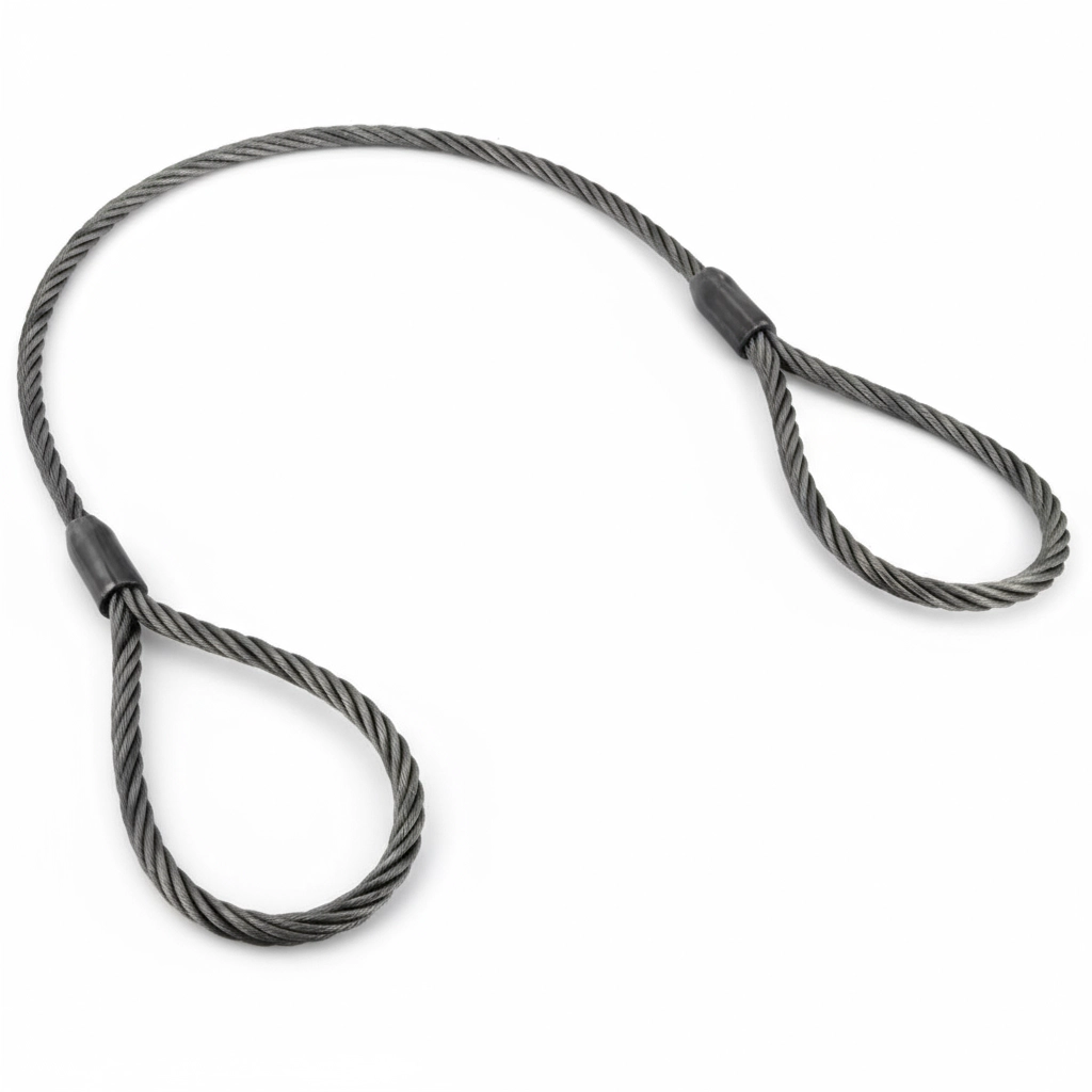 Строп канатный петлевой УСК1, СКП-8т 6м (опрессовка)