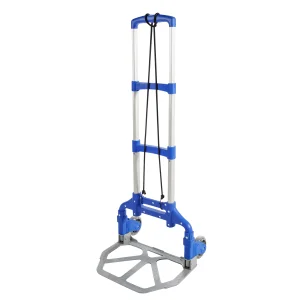 Складная ручная двухколесная тележка РТ 90 (алюминий, пластик, нагрузка 90кг,платф 393х406мм)